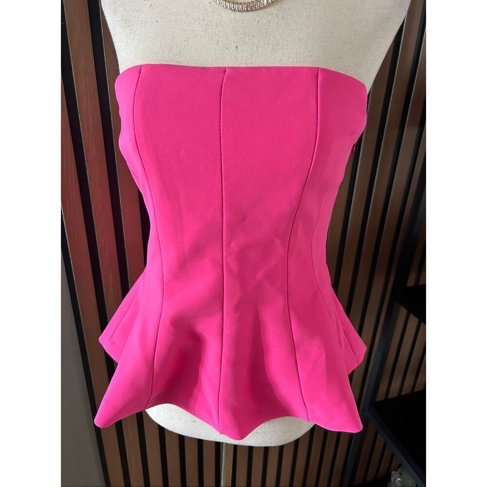 Zara pink corset top size M cute going out shirt NWT